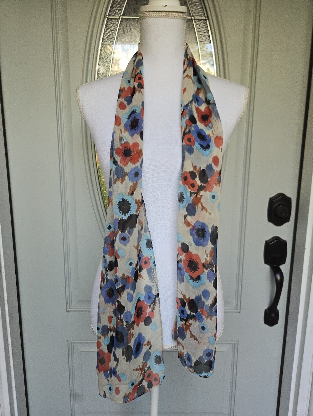 Cejon Floral Watercolor Scarf